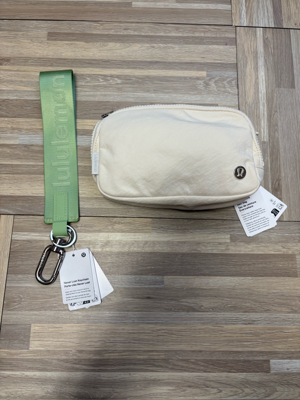 Lululemon Belt Bag and Keychain bundle